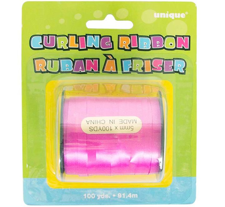 Hot Pink Curling Ribbon 100Yds
