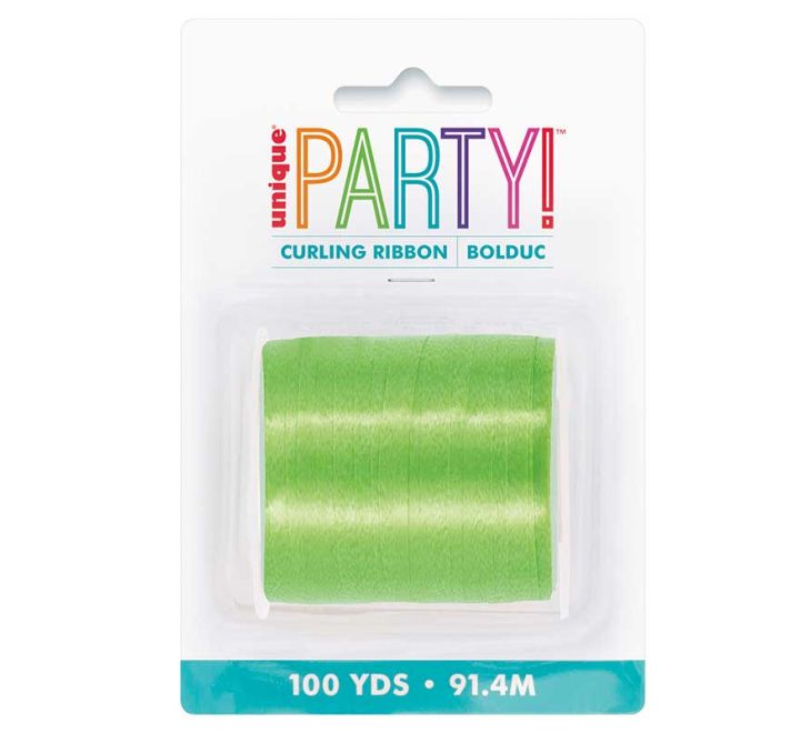 Lime Green Curling Ribbon 100 Yds