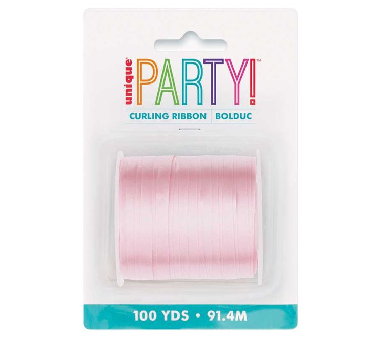 Pastel Pink Curling Ribbon 100Yds