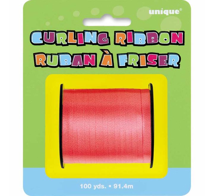 Red Curling Ribbon 100Yds