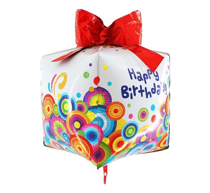 Party Present 4d Foil Balloon