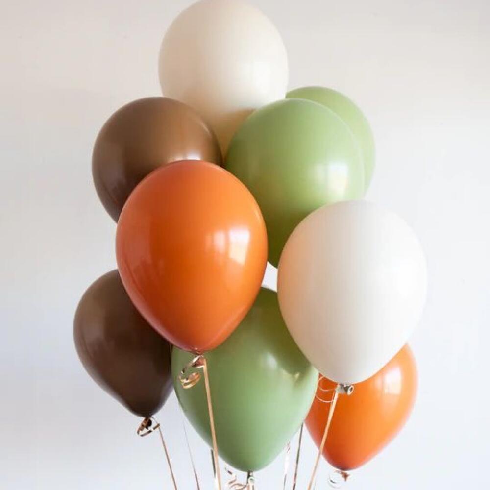Autumn Tones Latex Balloon Set
