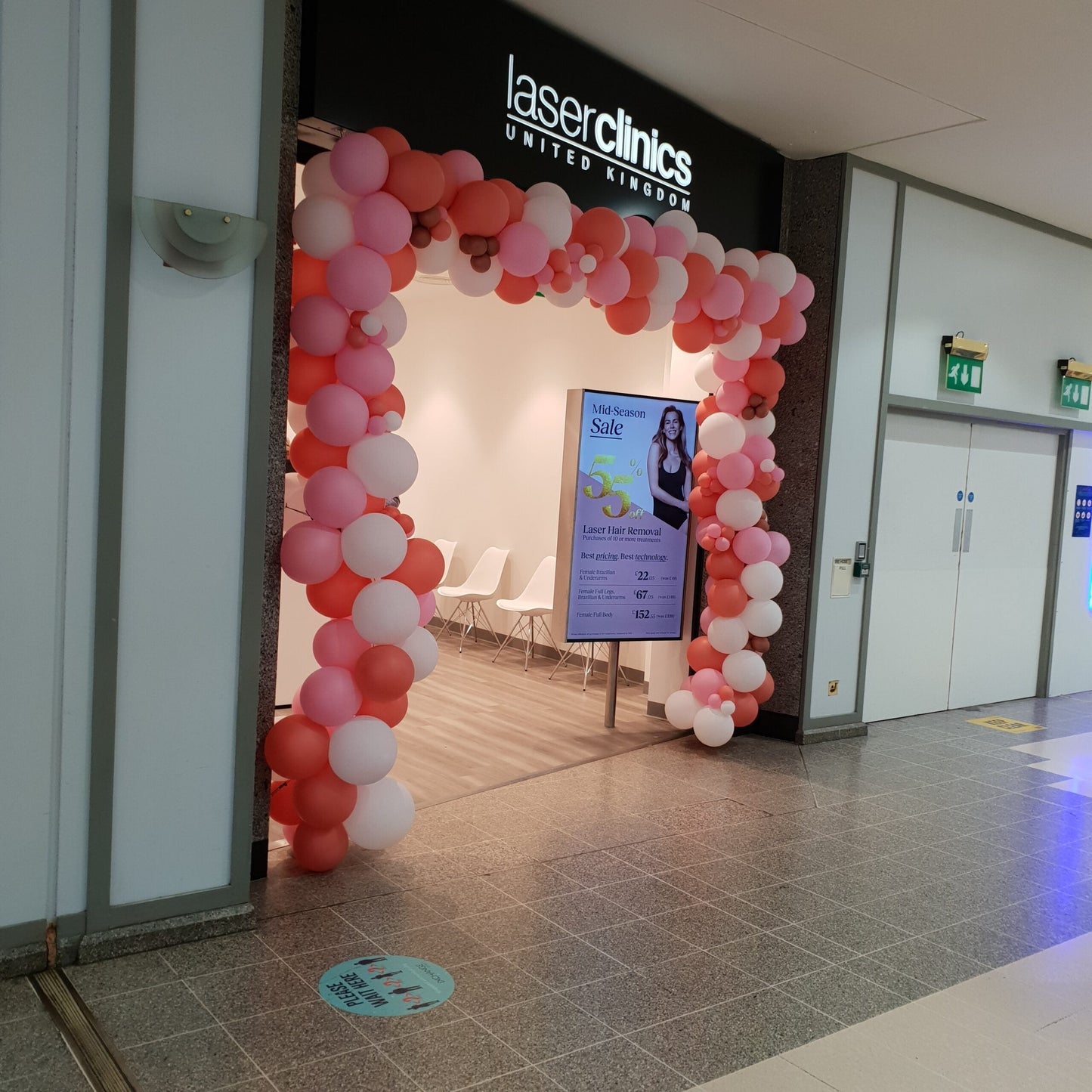 Latex Birhday Party Balloons Arch