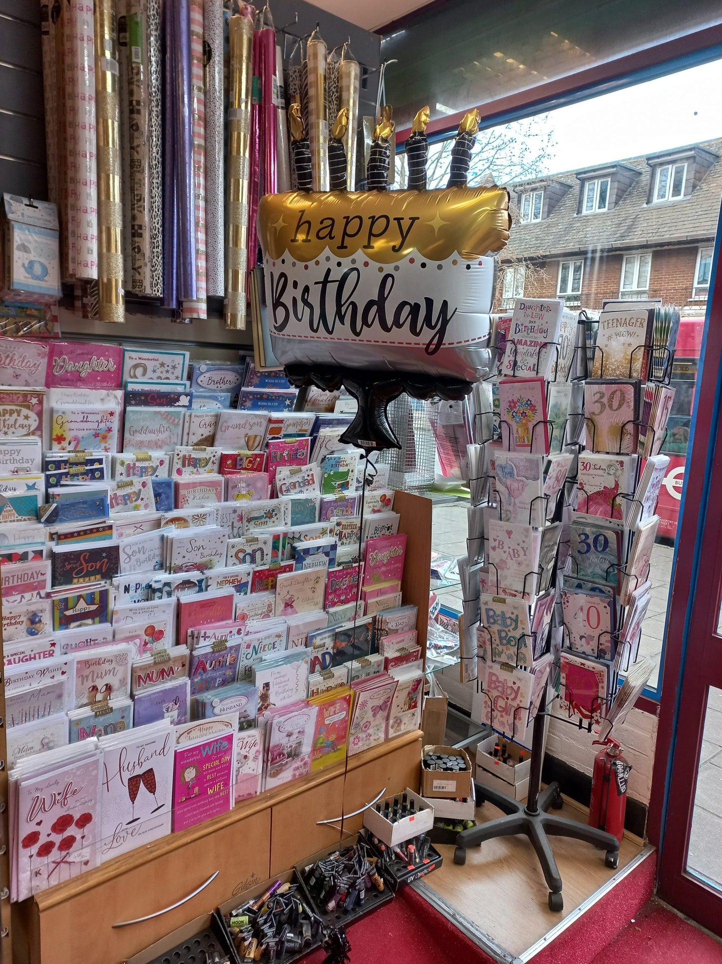 Happy Birthday Candles Foil Helium Balloon