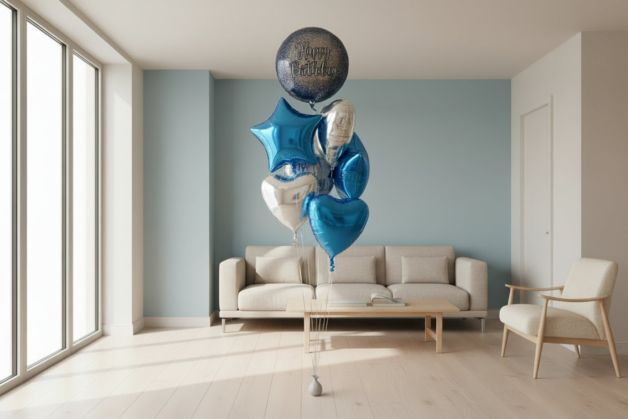 Happy Birthday Foil Balloon Bouquet – Balloons Shop London