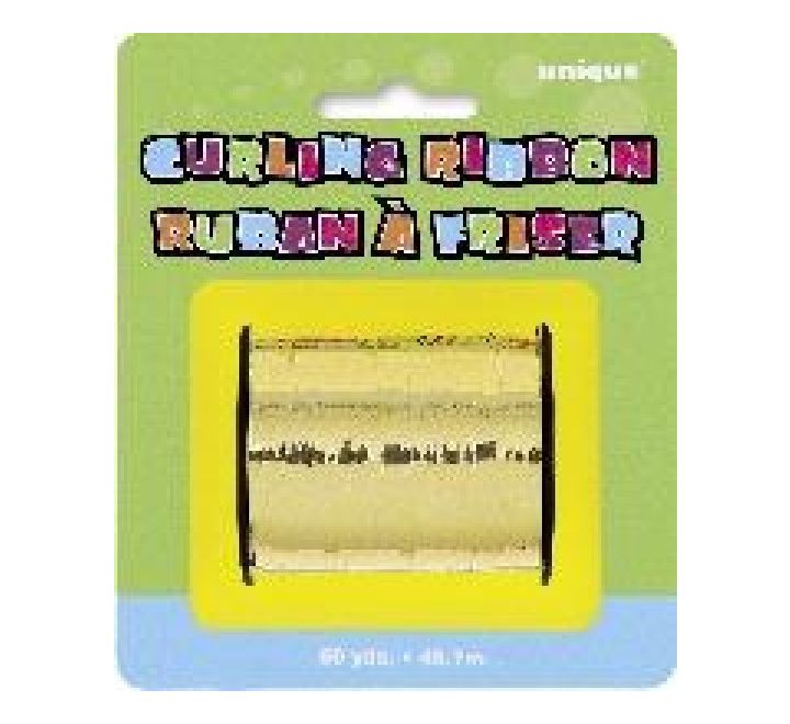 Gold Curling Ribbon 50Yds