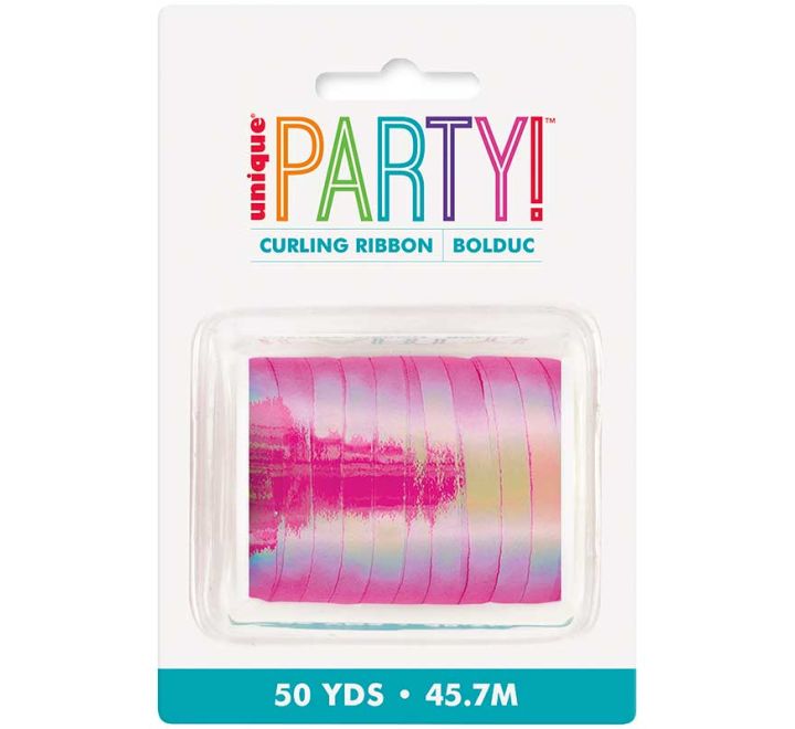 Pink Iridescent Curling Ribbon 50Yds