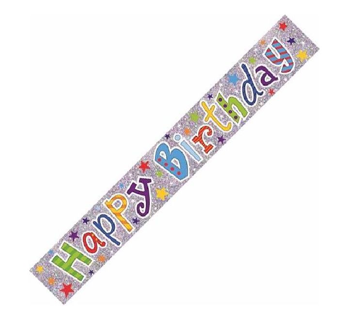 Happy Birthday Banner 9FT