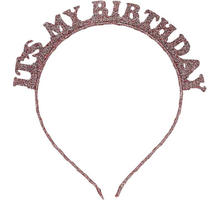 It's My Birthday Rose Gold Headband