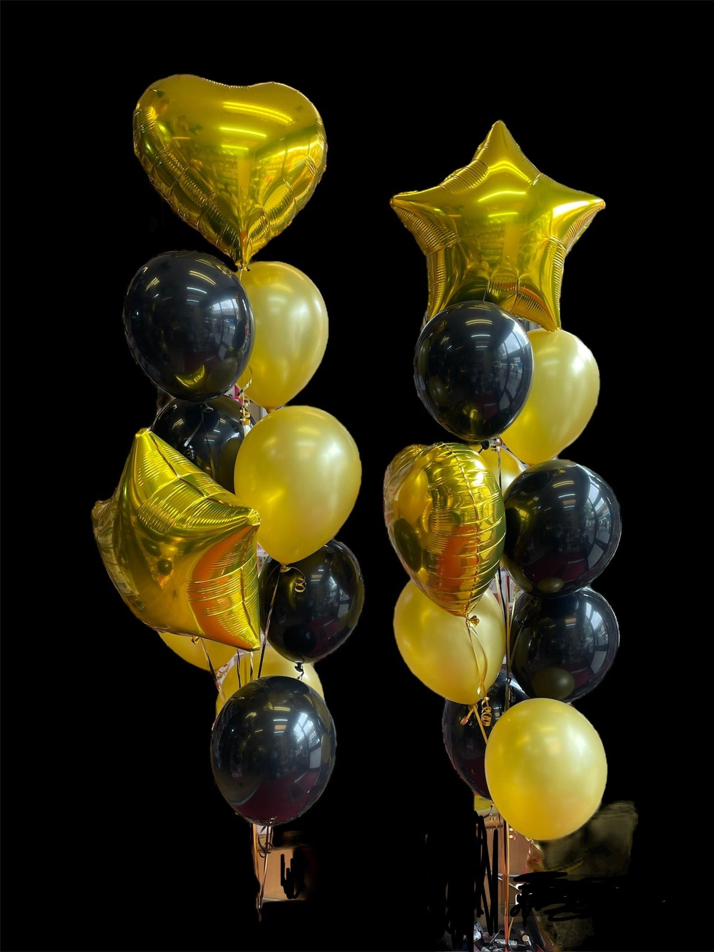 Foil and latex helium balloon bouquet for birthdays and celebrations in London
