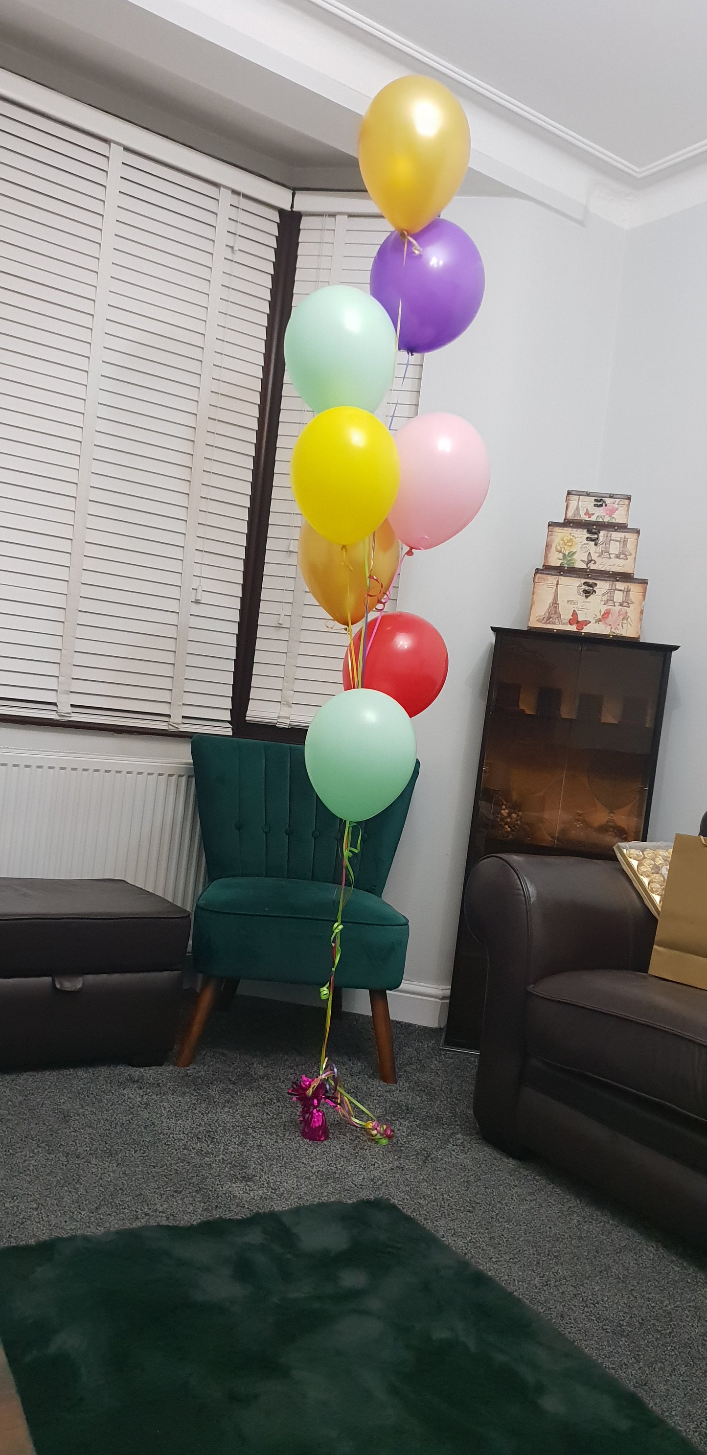 Multi Color Latex Balloons Bouquet