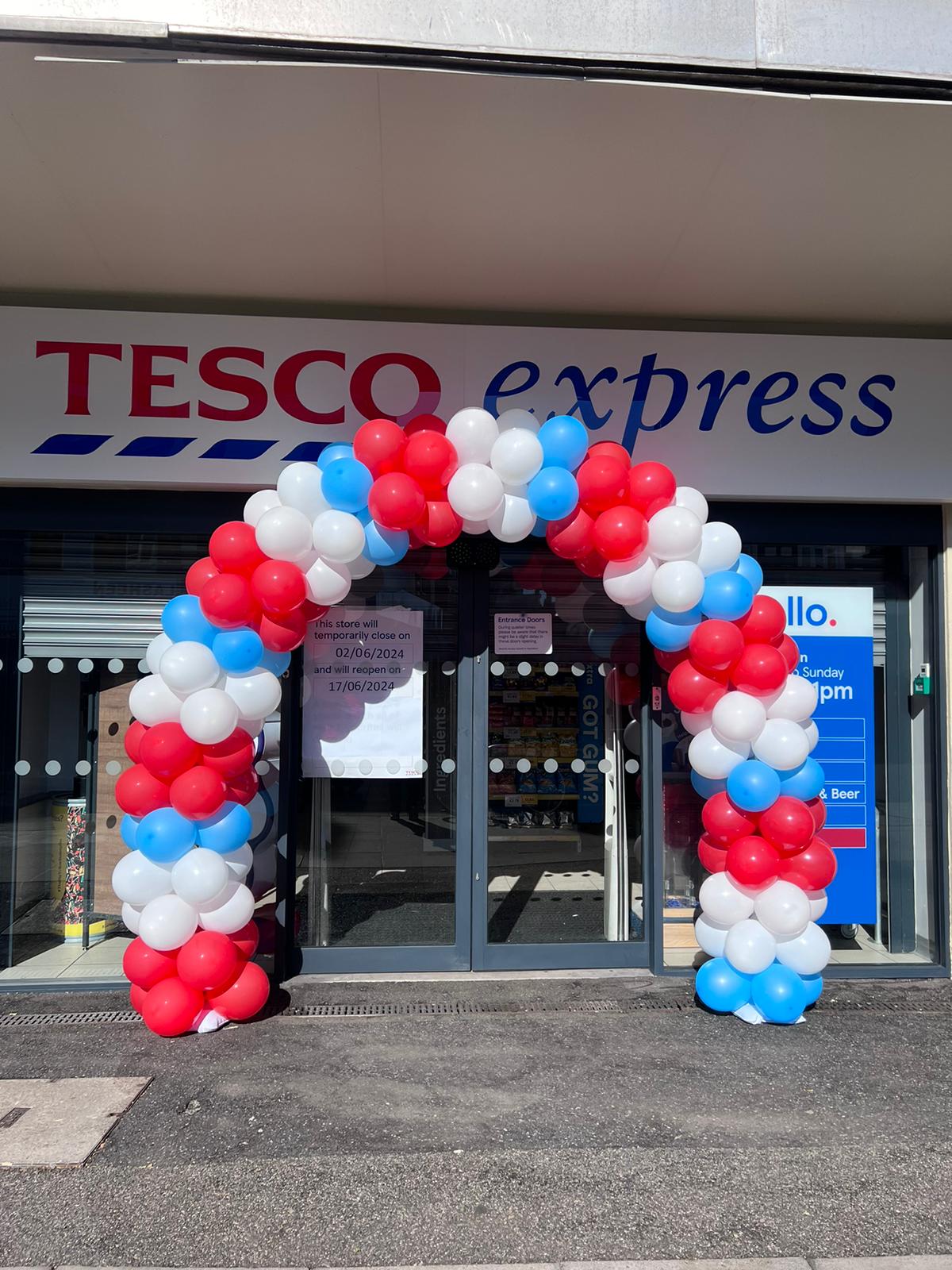 Multi Color Latex Balloons Arch