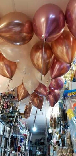 Ceiling Balloons Chrome 50
