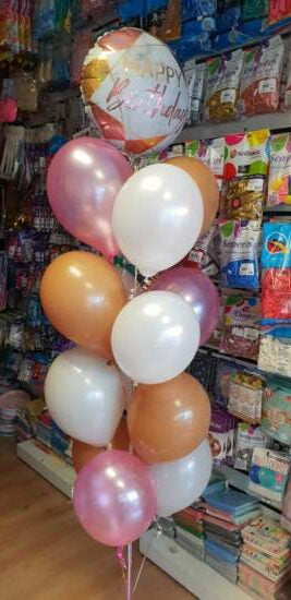 Multicolored Balloons Bouquet