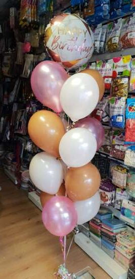 Multicolored Balloons Bouquet
