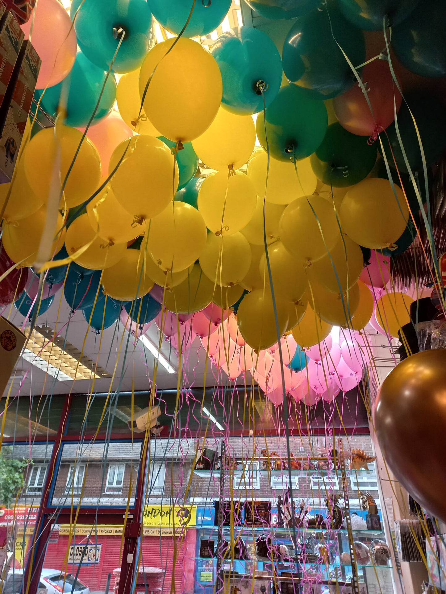 100 Helium Loose Ceiling Balloons