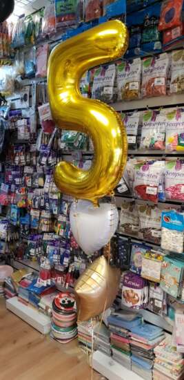 Number and Shape Foil Balloon