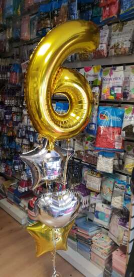 Foil Number and Shape Bouquet