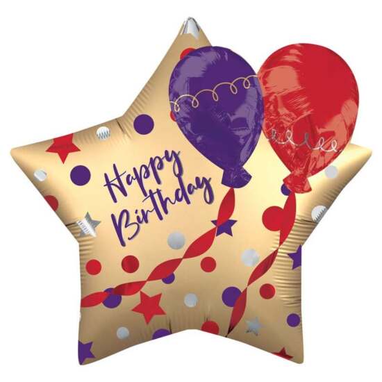 Happy Birthday 28" Multi Foil