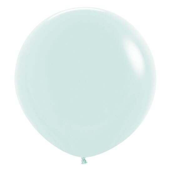 24 Inch Latex Helium Balloon Pastel Green