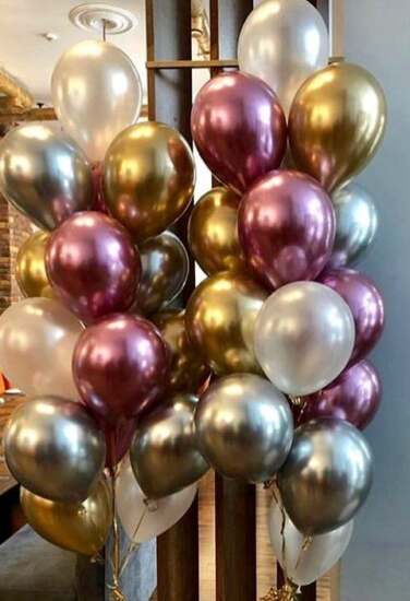 Chrome Assorted Bouquet 32Pcs