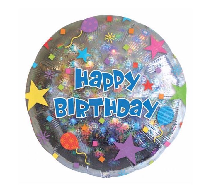 Confetti Birthday Foil Balloon