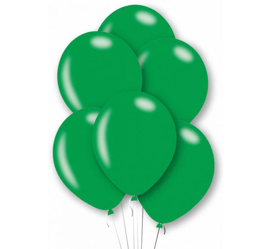 Metallic Green 11" Latex Balloons (10 PCS) without Helium