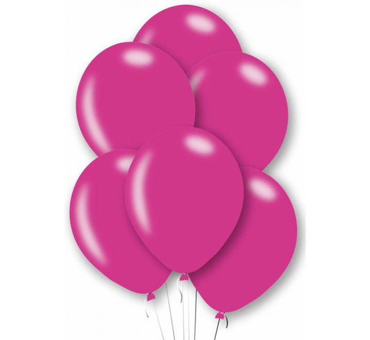 Metallic Mangeta 11" Latex Balloons (10 PCS) without Helium