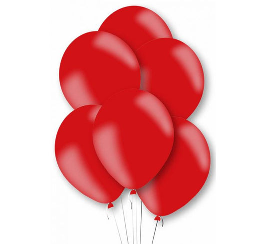 Metallic Red 11" Latex Balloons (10 PCS) without Helium