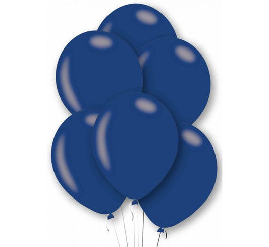 Metallic Royal Blue 11" Latex Balloons (10 PCS) without Helium