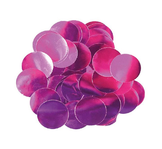 Metallic Fuchsia Confetti