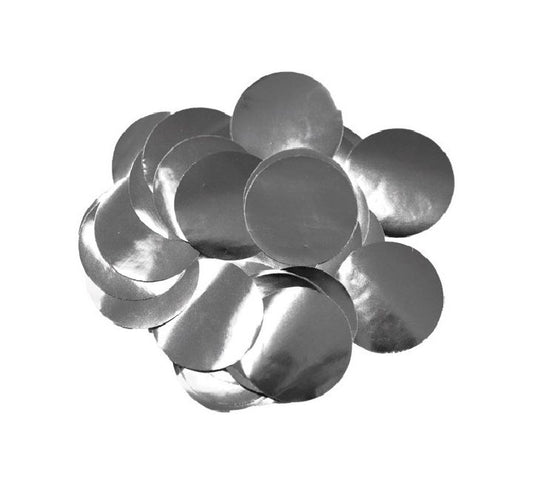 Metallic Silver Confetti