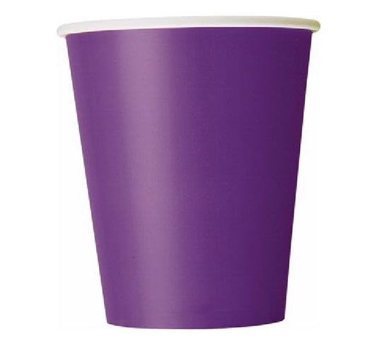 Purple Cups Disposible