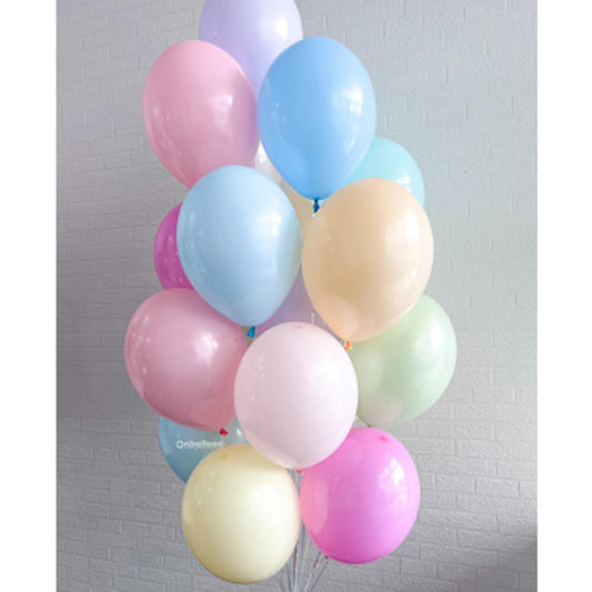 Balloons With Helium "Mix", 16 Balloons