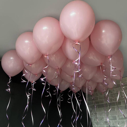 Ceiling Balloons in Soft Pink