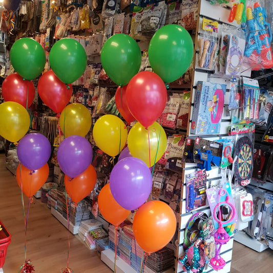 Mix of Colours Latex Balloons Bouquet