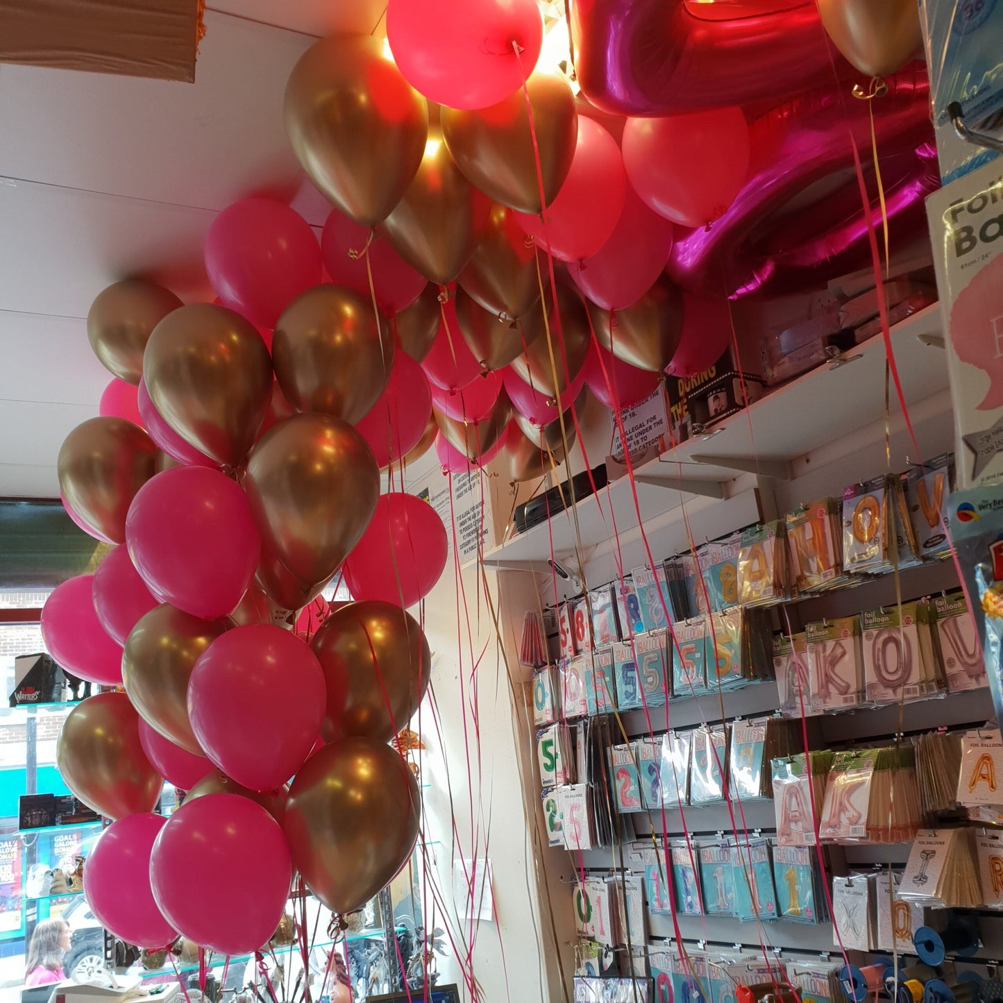 Metallic Chrome Ceiling Latex Helium Balloons