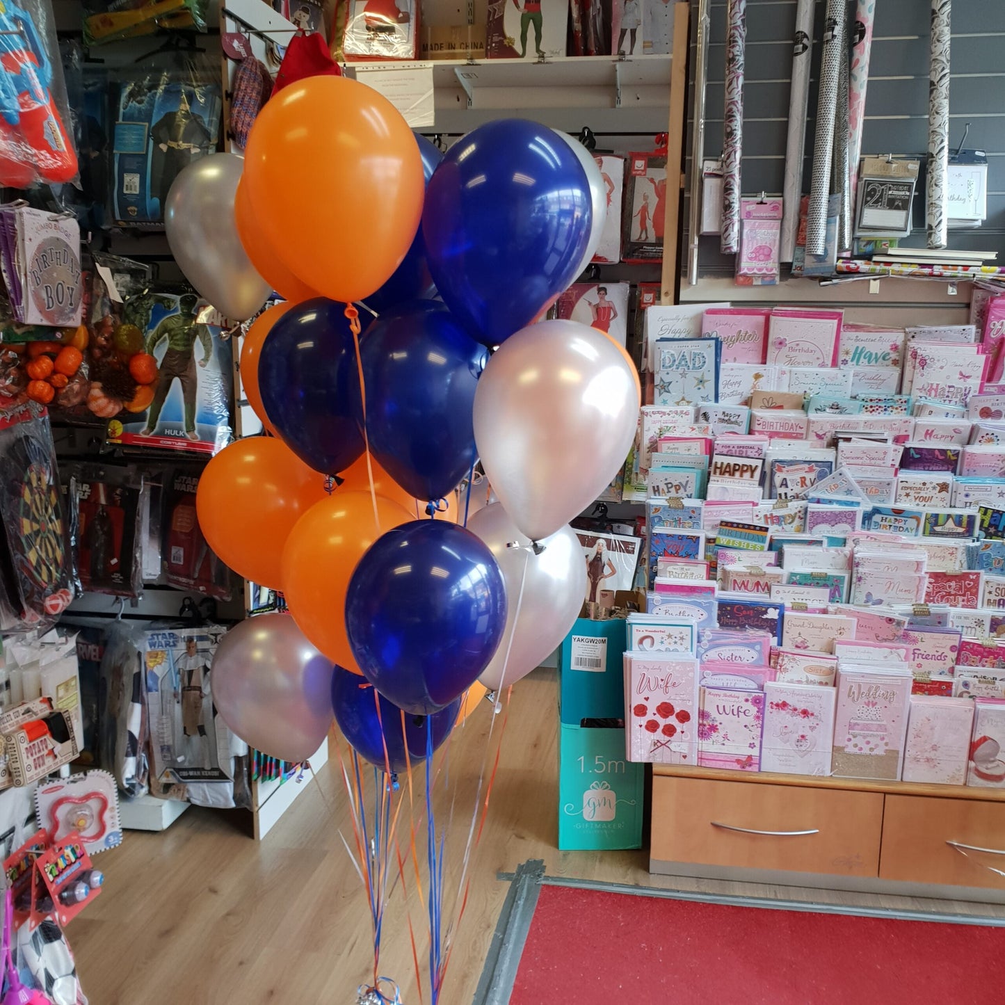 3* Latex Helium Birthday Balloons Bouquet