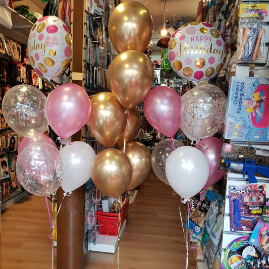 Foil Birthday with Latex Confetti Balloons