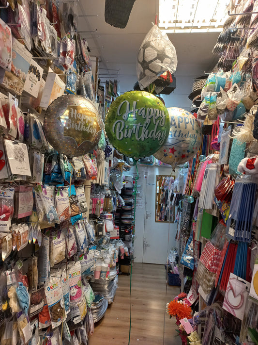 Happy Birthday Foil Round Sphere Helium Balloons