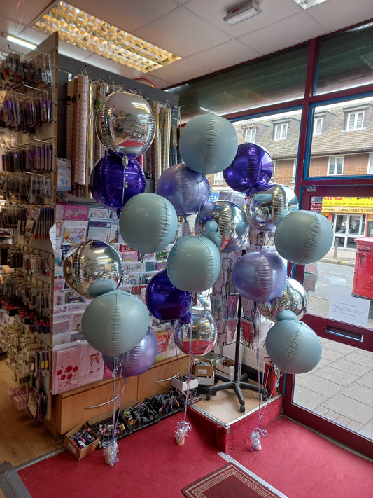 Aluminium Foil Round Sphere Helium Balloons