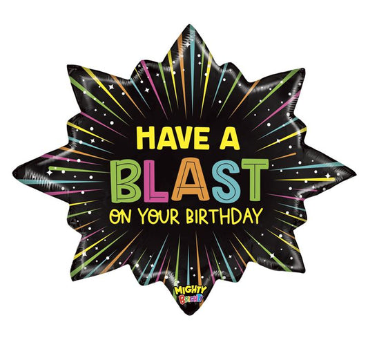 Mighty Birthday Blast Foil Balloon