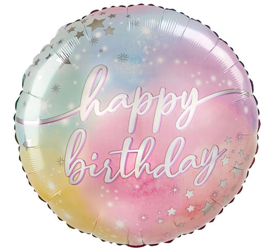 Luminous Birthday Jumbo Foil Balloon