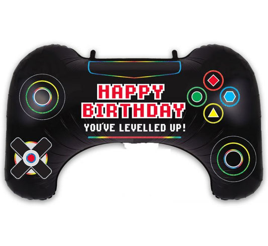 Game Controller Birthday Shaped Foil Balloon