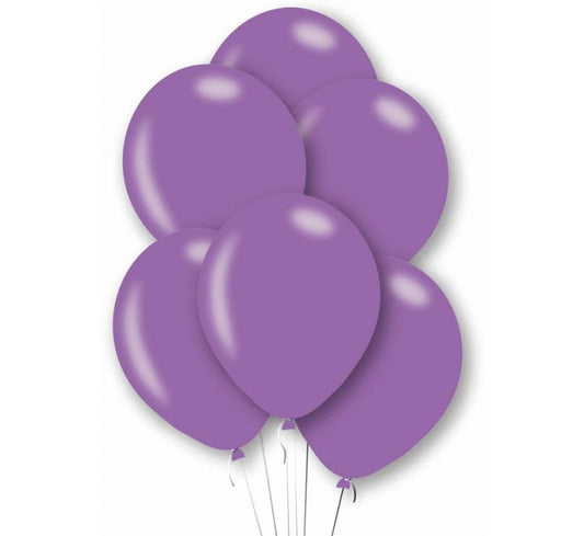 Metallic Purple 11" Latex Balloons (6PCS) without Helium