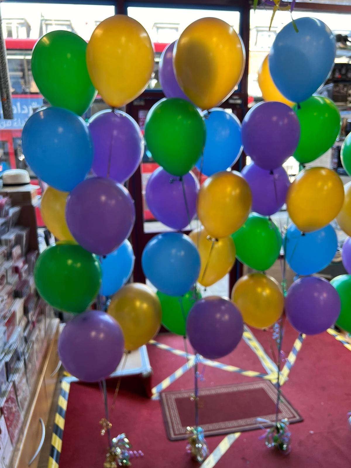 Multi Color Latex Balloons Bouquets