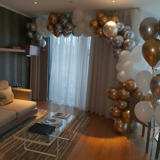 Chrome Latex Balloons Garland