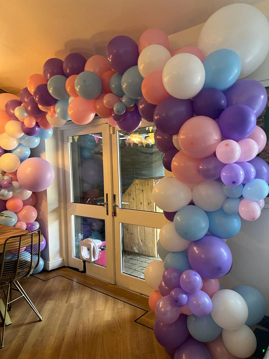 Arch or Garland Balloons inside home or outside