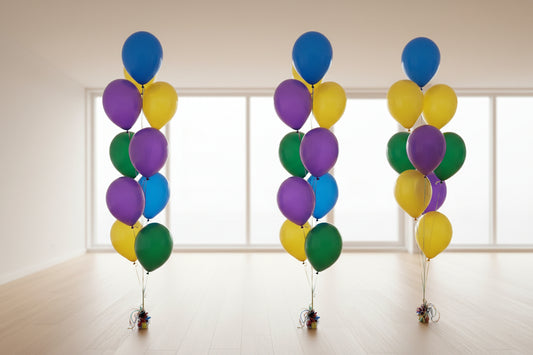Multicolor Latex Balloons Bouquets
