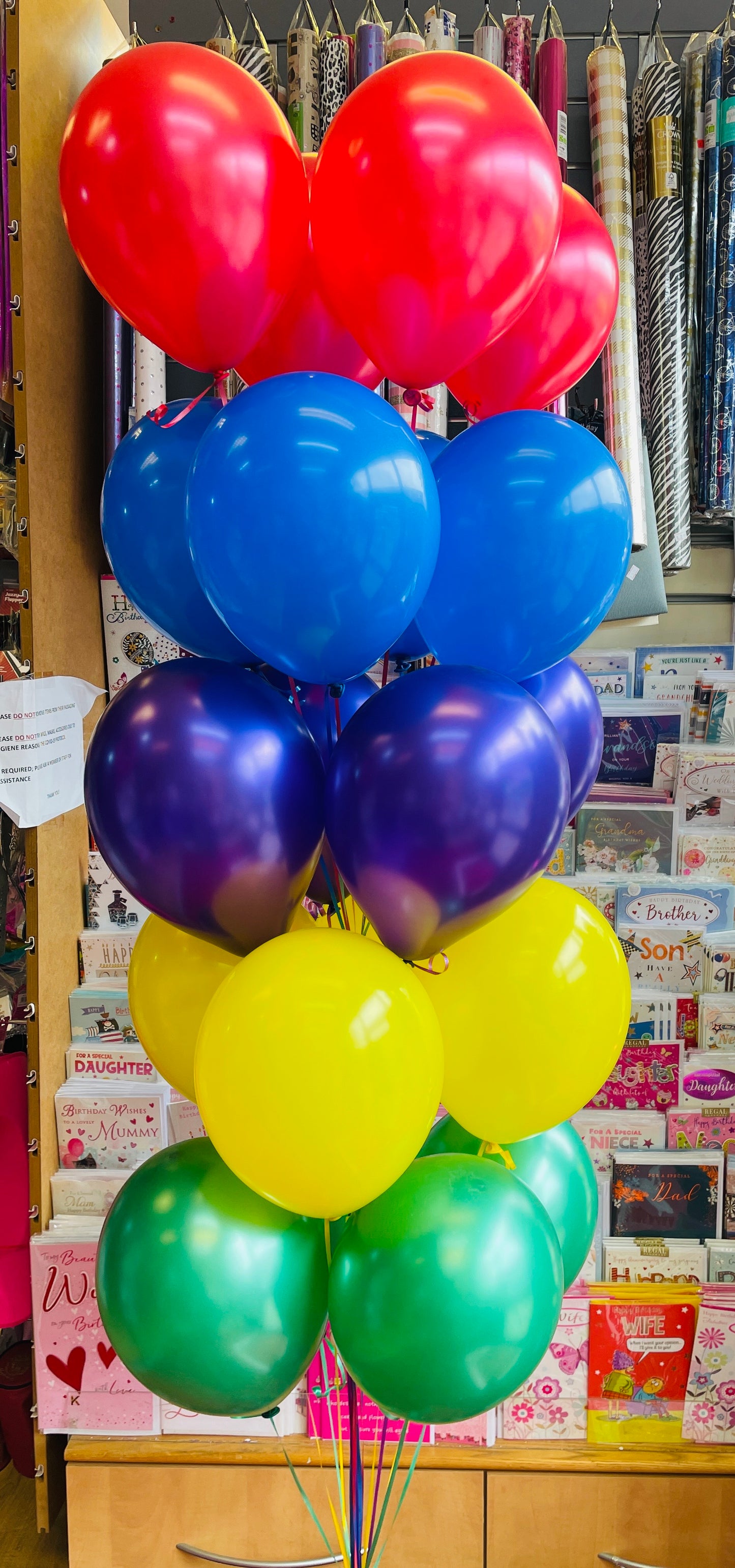 Rainbow Balloons Bouquet